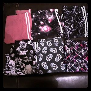 6 pair of no boundaries leggings sz xxl/19